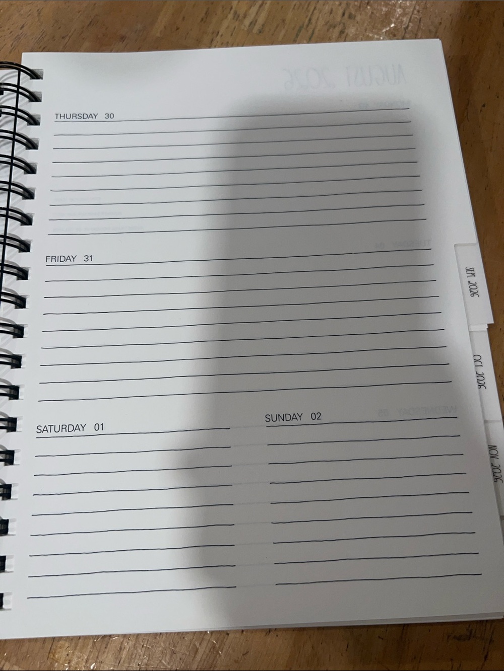 Rae Dunn Black & Gold 2027 Bee Spiral Planner - Picture 3 of 5